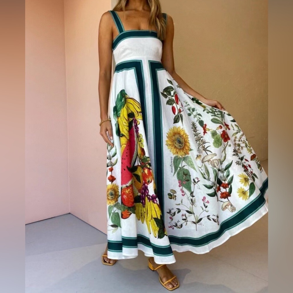 ALEMAIS Frutta Midi Sundress - US 10